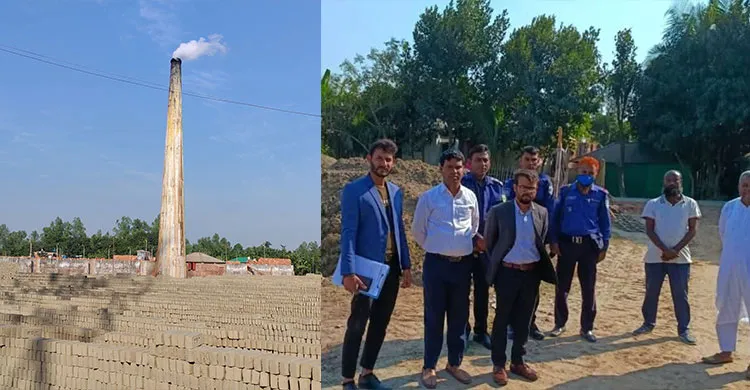 গোবিন্দগঞ্জে অবৈধ ইটভাটায় পরিবেশ অধিদপ্তরের অভিযানে ২ লাখ টাকা জরিমানা