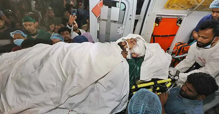 গুলিতে আহত ওসমান হাদি এভারকেয়ার হাসপাতালে চিকিৎসাধীন