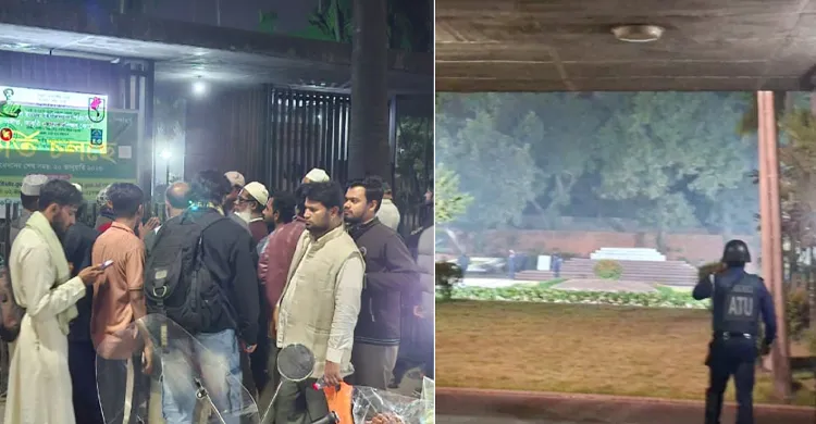 শহীদ হাদির কবর জিয়ারতে মানুষের ঢল, রাতে থাকবে পুলিশ প্রহরা