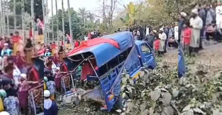 ফরিদপুরে ট্রেনের ধাক্কায় তিন শ্রমিক নিহত