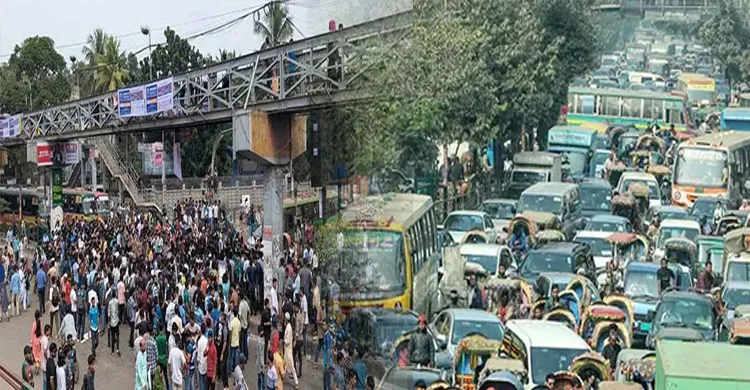 পাঁচ স্থানে শিক্ষার্থীদের সড়ক অবরোধে তীব্র যানজট, ভোগান্তিতে নগরবাসী