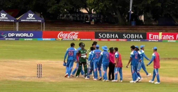 টসের সময় ভুল বোঝাবুঝি, ম্যাচ শেষে হাত মেলালো বাংলাদেশ–ভারত