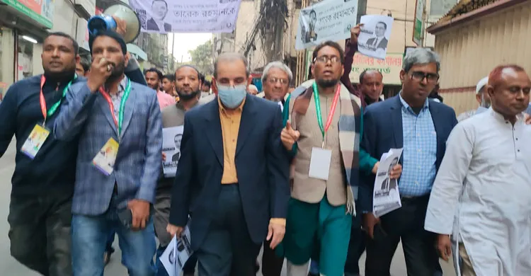 ঢাকা-১৭ নির্বাচনী এলাকায় জাতীয়তাবাদী সাংস্কৃতিক দলের পথসভা ও লিফলেট বিতরণ