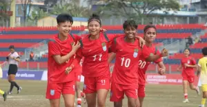 ভুটানকে ১২ গোল দিয়ে উড়িয়ে দিল বাংলার মেয়েরা