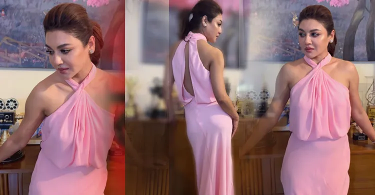 গোলাপি গাউনে ভক্তদের মুগ্ধ করলেন জয়া আহসান