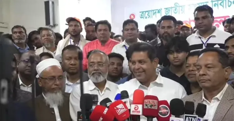 নারায়ণগঞ্জ–১ আসনে বিপুল ভোটে বিএনপির প্রার্থী দিপু ভুঁইয়ার জয়