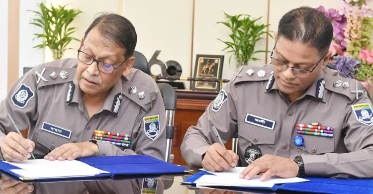 দায়িত্ব গ্রহণ করলেন নবনিযুক্ত আইজিপি