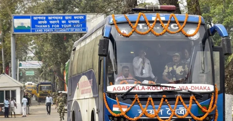 দেড় বছর পর ঢাকা-আগরতলা বাস চালু, সুসম্পর্কের প্রত্যাশা ত্রিপুরার মন্ত্রীর