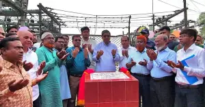 শিবগঞ্জে বিদ্যুৎ উপকেন্দ্রের ক্ষমতাবর্ধন কাজের উদ্বোধন করলেন প্রতিমন্ত্রী মীর শাহে আলম