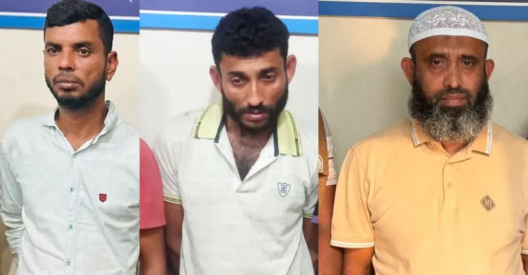 পুলিশের অভিযানে মাদক ও হত্যা মামলার আসামীসহ গ্রেফতার ৩