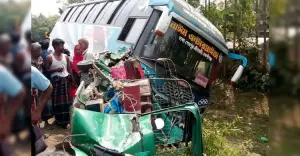 শেরপুরে বাসের চাপায় শিশু নিহত, সিএনজির ৪ যাত্রী আহত