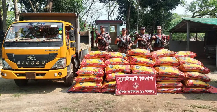 সিলেটে ১৯ বিজিবির অভিযানে ১ কোটি ১৯ লাখ টাকার ভারতীয় জিরা জব্দ