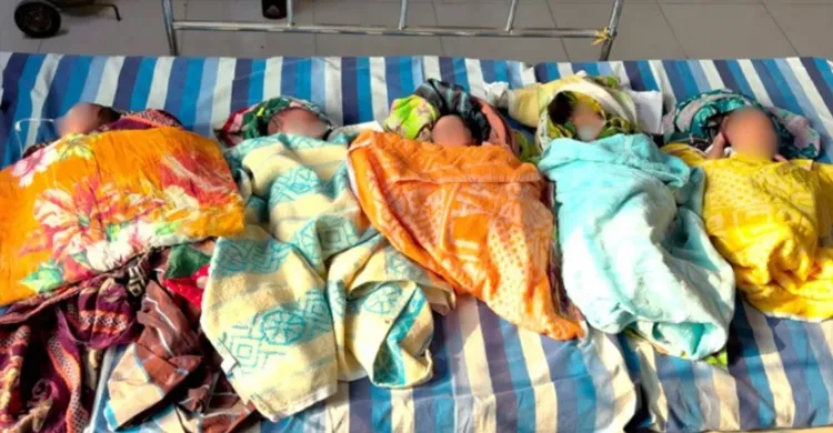 একসঙ্গে পাঁচ সন্তানের জন্ম, কাপাসিয়ায় আনন্দের জোয়ার