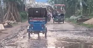 কমলনগরে সড়কের বেহাল দশা, বর্ষার আগেই সংস্কারের দাবি