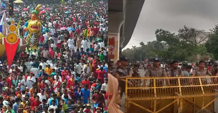 বৈশাখী শোভাযাত্রা ঘিরে ঢাবিতে কড়া নিরাপত্তা, চারুকলা এলাকায় নজরদারি জোরদার