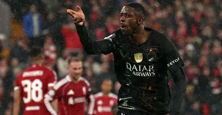 দেম্বেলের জোড়া গোলে লিভারপুল বিধ্বস্ত, সেমিফাইনালে পিএসজি