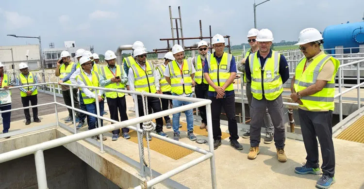 গন্ধর্বপুর পানি শোধনাগার পরিদর্শন করলেন ঢাকা ওয়াসার এমডি