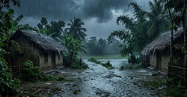 ৩২ জেলায় ভারি থেকে অতিভারি বৃষ্টির পূর্বাভাস
