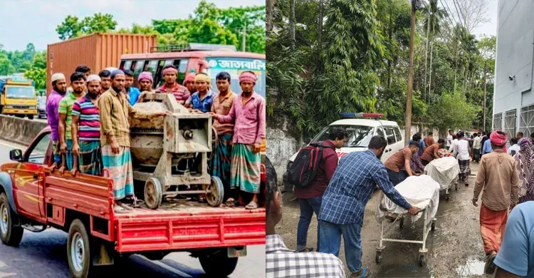সিলেটে ডিআই পিকআপে ‘মৃত্যুর মিছিল’, দুই বারে ঝরল ২৪ শ্রমিকের প্রাণ