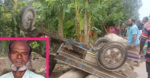 লালপুরে প্রাইভেটকারের ধাক্কায় ভ্যানচালক নিহত, আহত ৩