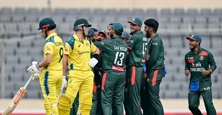 শেরে বাংলায় ঐতিহাসিক জয়: অস্ট্রেলিয়াকে হারাল বাংলাদেশ, সিরিজে এগিয়ে টাইগাররা