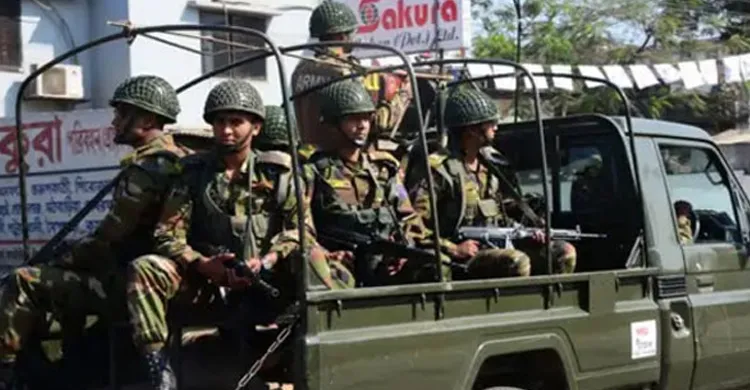রাজধানীসহ ছয় জেলায় সেনাবাহিনী মোতায়েন