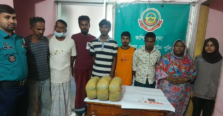 গাজীপুরে গাঁজা-ইয়াবাসহ গ্রেপ্তার-৭