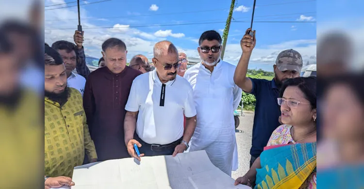 ময়মনসিংহে বিভাগীয় স্টেডিয়াম ও বিকেএসপি স্থাপনে সম্ভাব্য স্থান পরিদর্শন