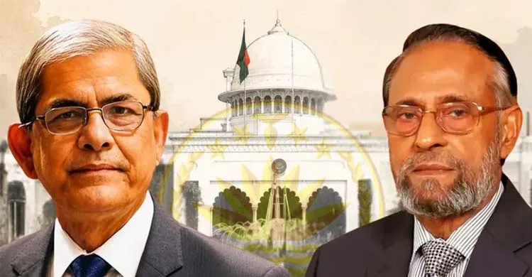ভোট দেবেন মির্জা ফখরুল, সংসদ কক্ষে যেতে পারবেন না অলি