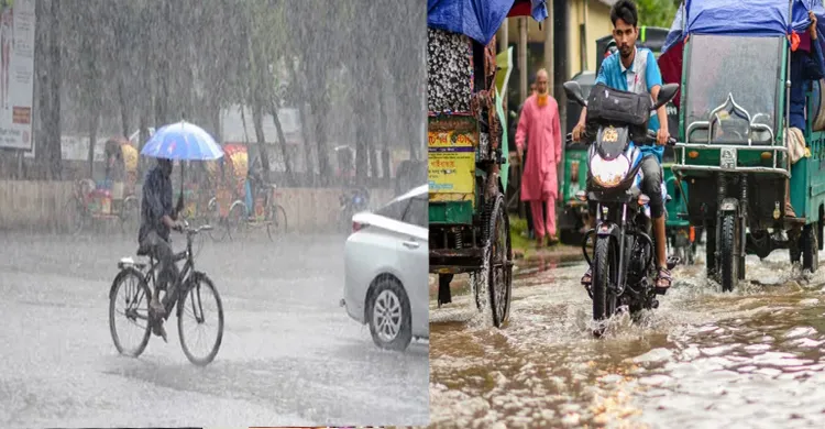 টানা বৃষ্টির দাপটে জনদুর্ভোগ বাড়ার শঙ্কা