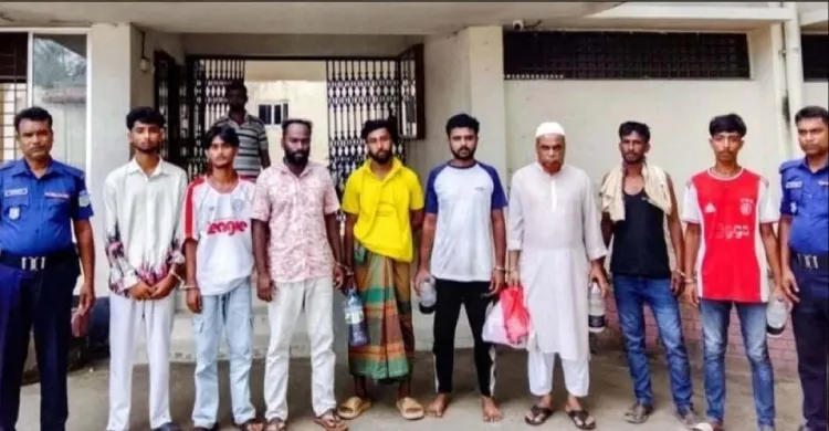 নিষিদ্ধ ঘোষিত ছাত্রলীগের ৭ নেতা-কর্মী কারাগারে