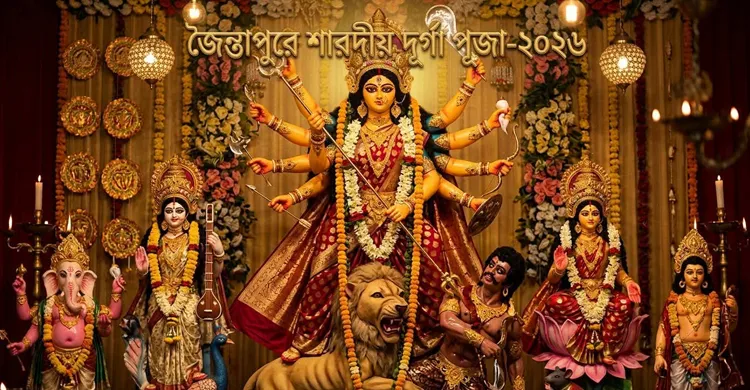 এ বছর জৈন্তাপুরে ২১টি পূজামণ্ডপে অনুষ্ঠিত হবে শারদীয় দুর্গাপূজা