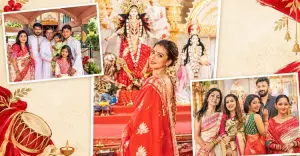 যেমন কাটল তারকাদের দুর্গোৎসব